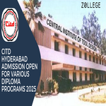 CITD Hyderabad Admission Open For Various Diploma Programs 2025